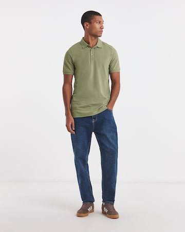 Pique Polo Shirt Long