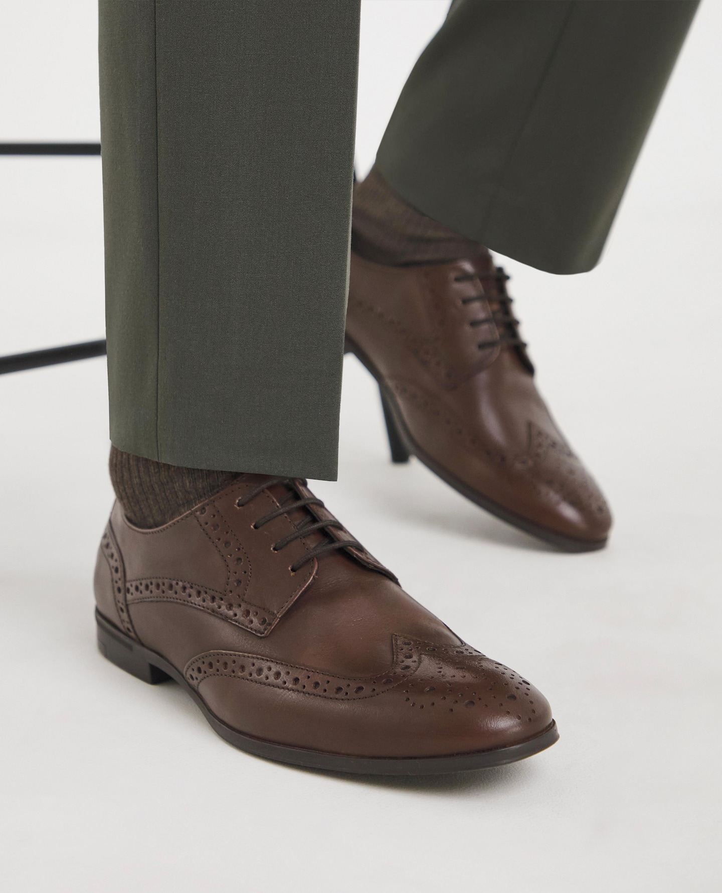 Formal Leather Brogue pictured