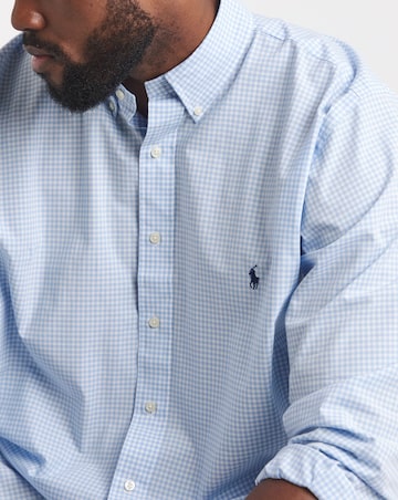 Polo Ralph Lauren Long Sleeve Poplin Stretch Shirt - Blue