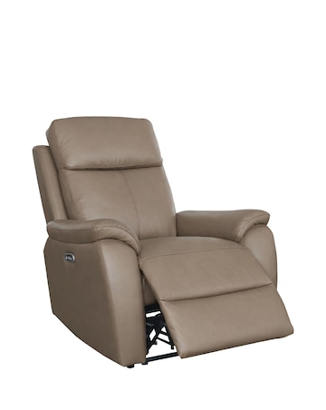 Aspire Kingsmere Leather Power Recliner Armchair