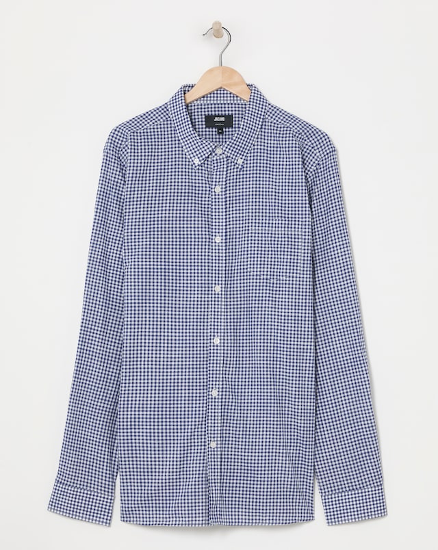 Long Sleeve Gingham Shirt