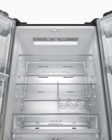 Hisense RF632N4WIE Fridge Freezer - Stainless Steel E Rated