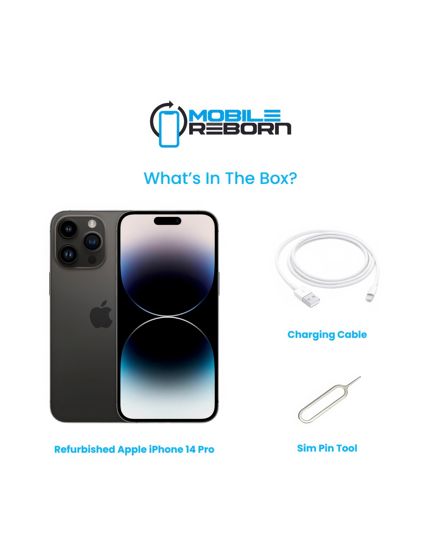 Refurbished Apple iPhone 14 Pro 128GB - Space Grey (Pristine