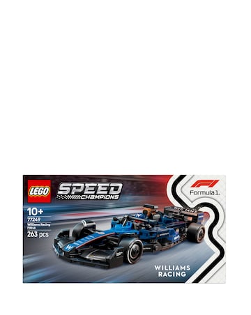 LEGO Speed Champions Williams Racing FW46 F1 Race Car, Vehicle Set 77249