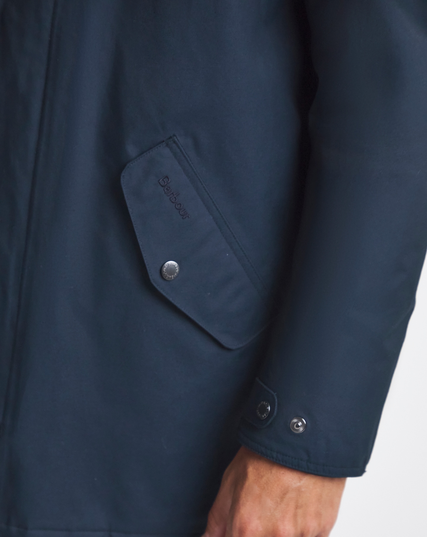 Barbour Chelsea Waterproof Mac - Navy | Jacamo