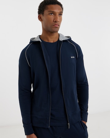 BOSS Mix & Match Lounge Hoodie - Navy