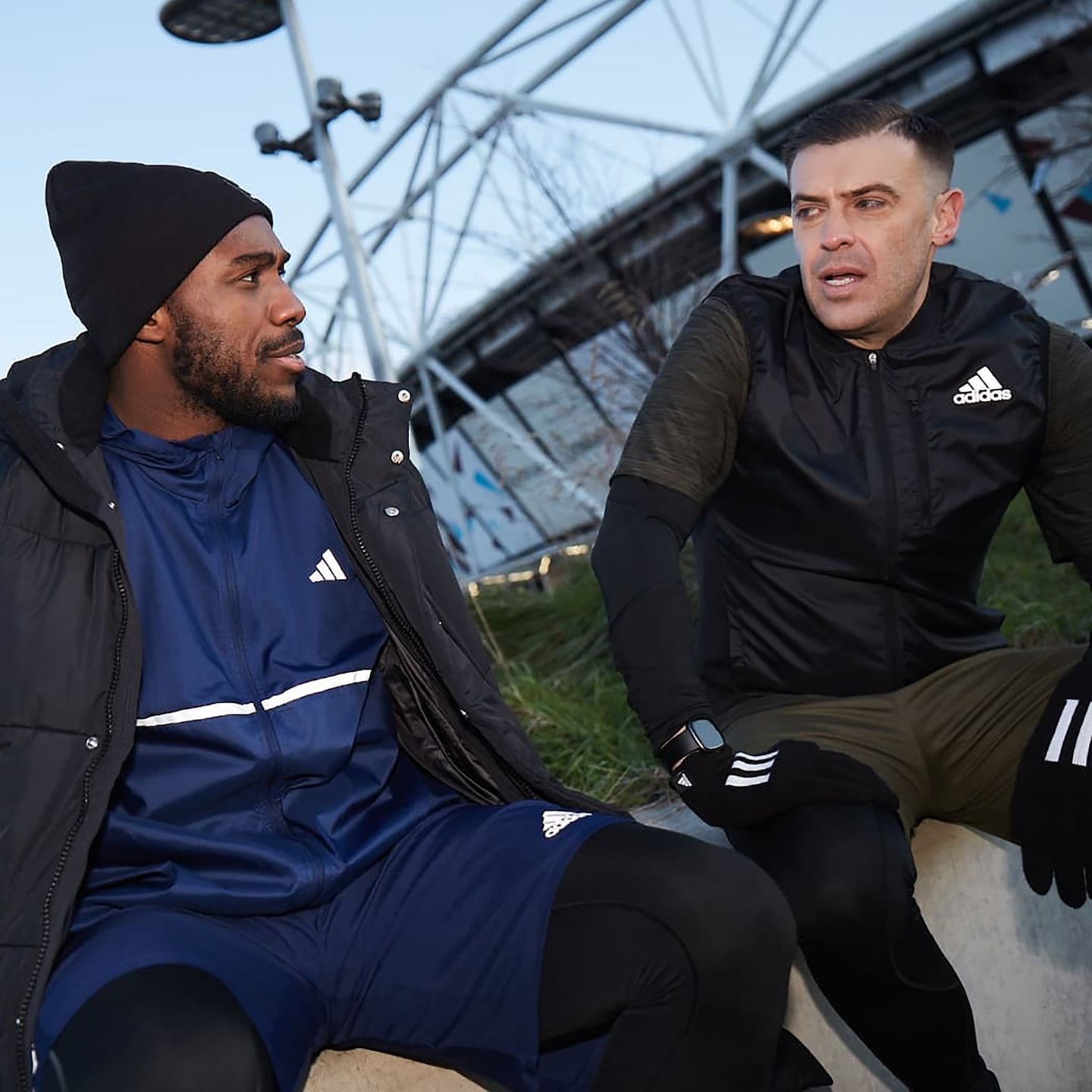 Michail Antonio with interviewer