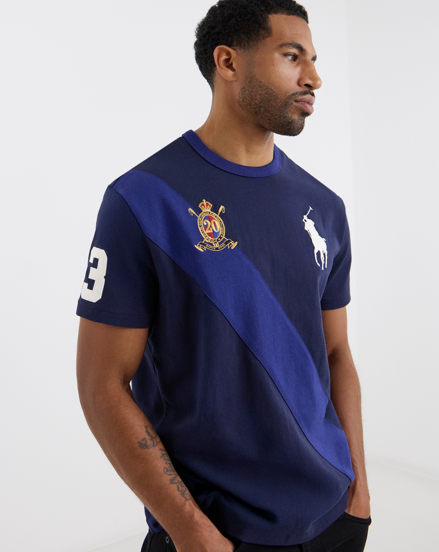 Polo Ralph Lauren Big Pony Short Sleeve T-Shirt - Navy | Jacamo