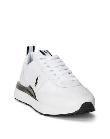 Polo Ralph Lauren Train 89 Rib Trainers - White