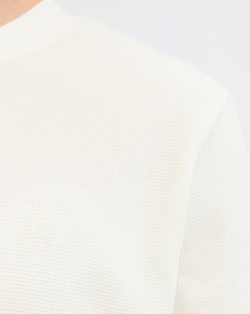 Jack & Jones Leo Textured T-Shirt - Cream