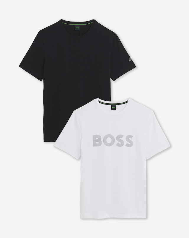 BOSS 2 Pack Short Sleeve Logo T-Shirt - Multi