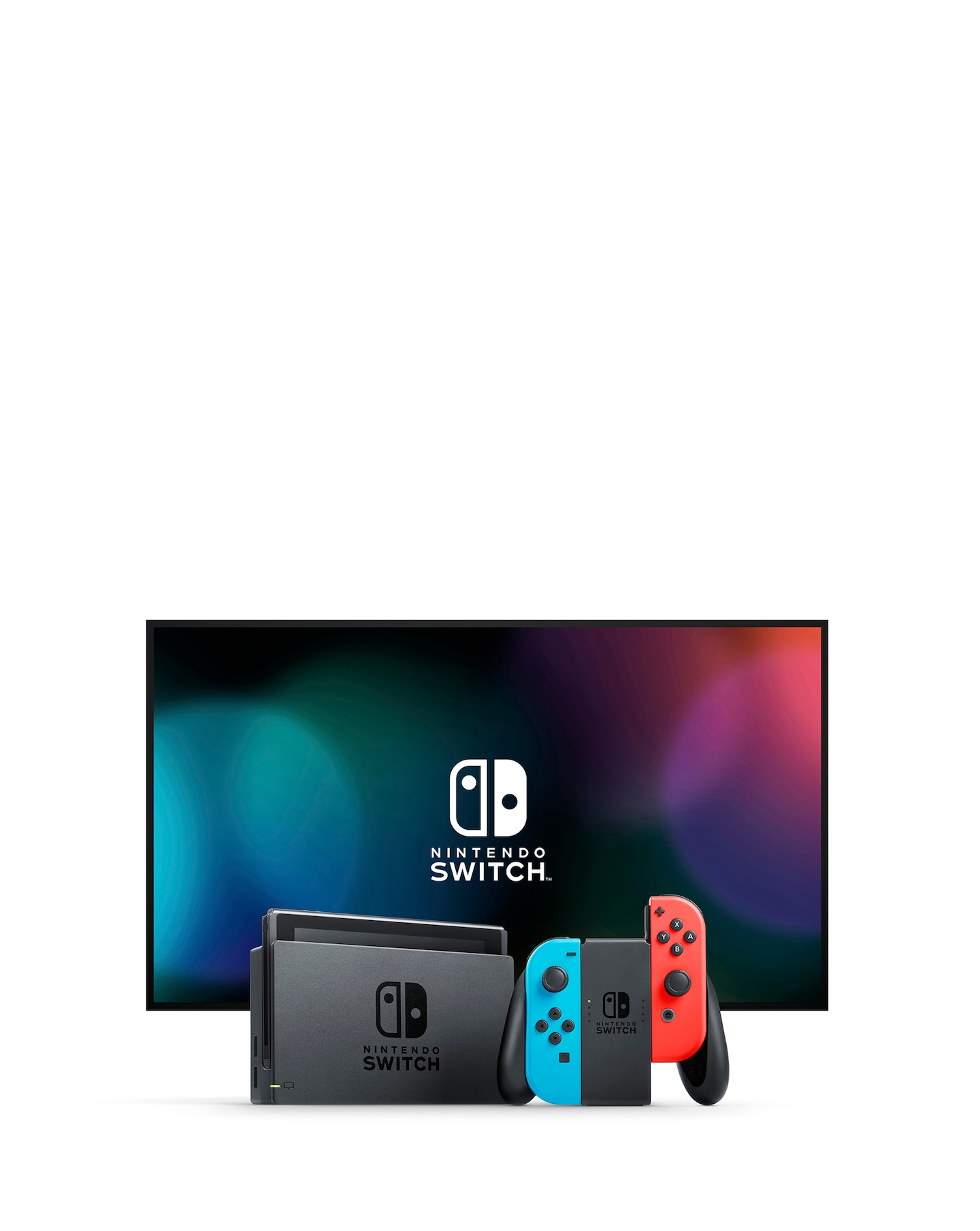 Nintendo Switch ネオン Nintendo Switch Gray Console with New Super Mario Bros. U