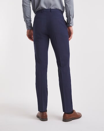 BOSS Navy Wool Mix Suit Trouser