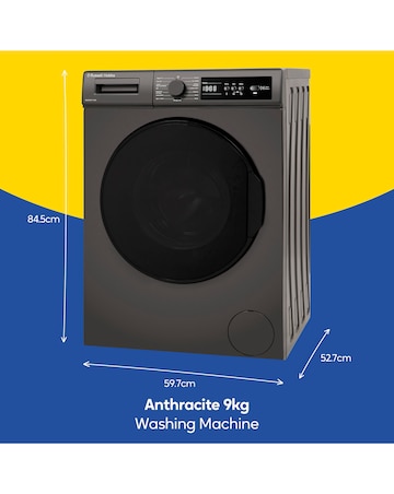 Russell Hobbs 8KG/1400RPM Washing Machine - Anthracite