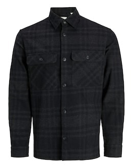 Jack & Jones Premium Rayle Check Over Shirt - Black