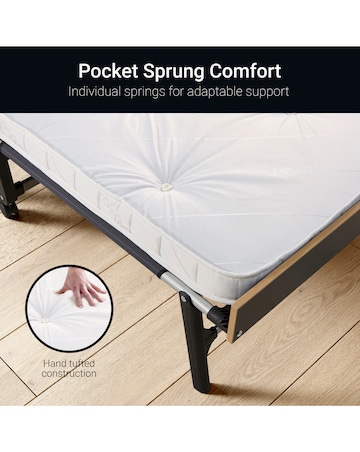 Jay-Be Grand Folding Bed with e-Pocket Mattress - Single