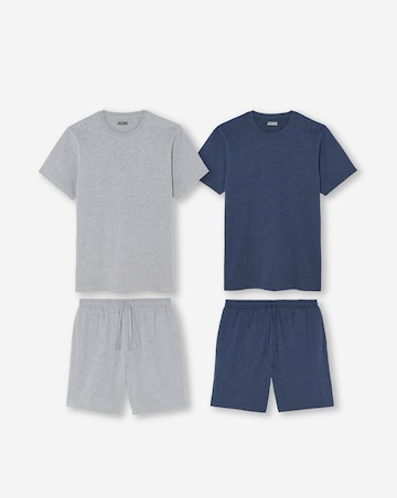 2 Pack T-Shirt And Short PJs