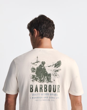 Barbour Glencorse Relaxed Graphic T-Shirt - White