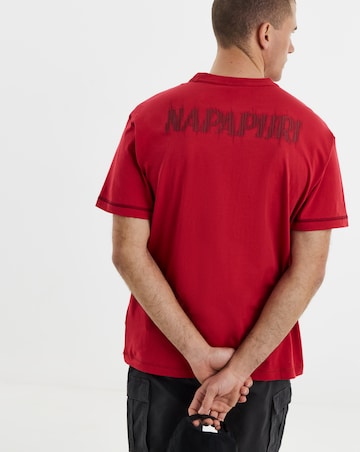 Napapijri Umbra Short Sleeve T-Shirt - Red
