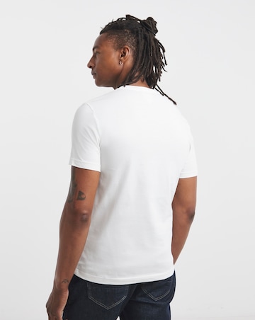 Calvin Klein Layered Photo Print T-Shirt - White