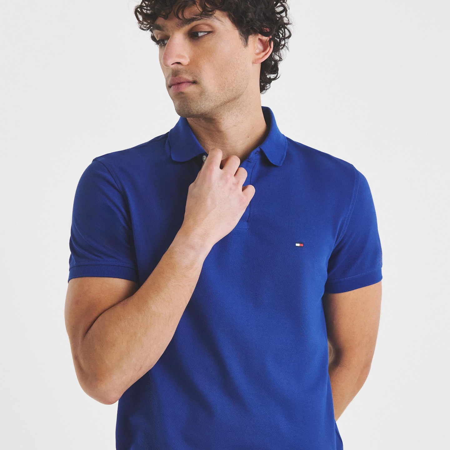 Tommy Hilfiger Short Sleeve 1985 Polo - Bright Blue