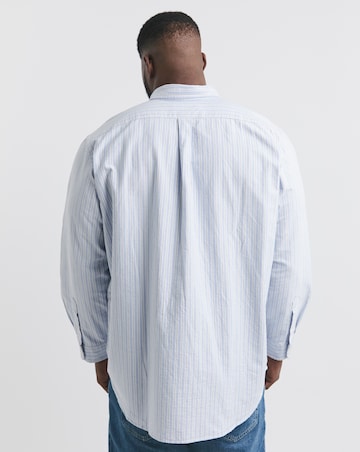 Polo Ralph Lauren Blue Striped Classic Oxford Shirt