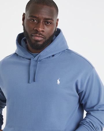 Polo Ralph Lauren Logo Back Fleece Hoodie - Capri Blue