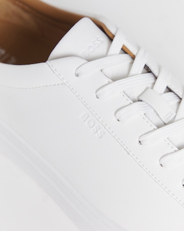 Boss Kieran Leather Trainers - White