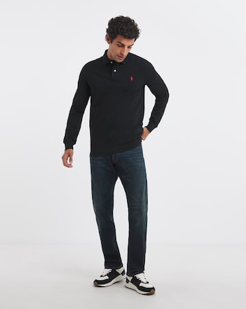 Polo Ralph Lauren Classic Long Sleeve Polo - Black