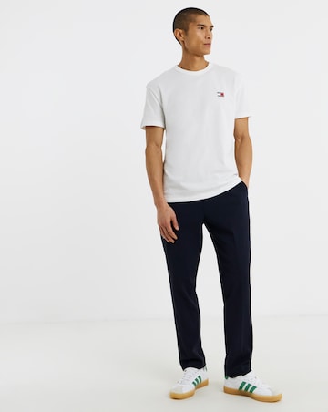 Tommy Jeans Short Sleeve Regular Badge T-Shirt - Ecru