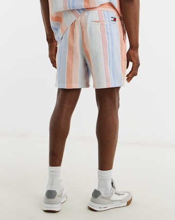 Tommy Jeans Textured Stripe Short - White