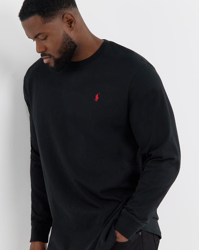Polo Ralph Lauren Classic Long Sleeve Black T-Shirt
