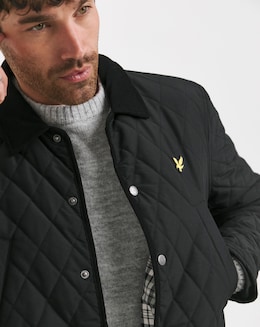 Lyle &amp; Scott Black Quilted Jacket