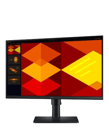 Samsung 24in Essentials S40GD 100Hz FHD Height Adjust Monitor - Black