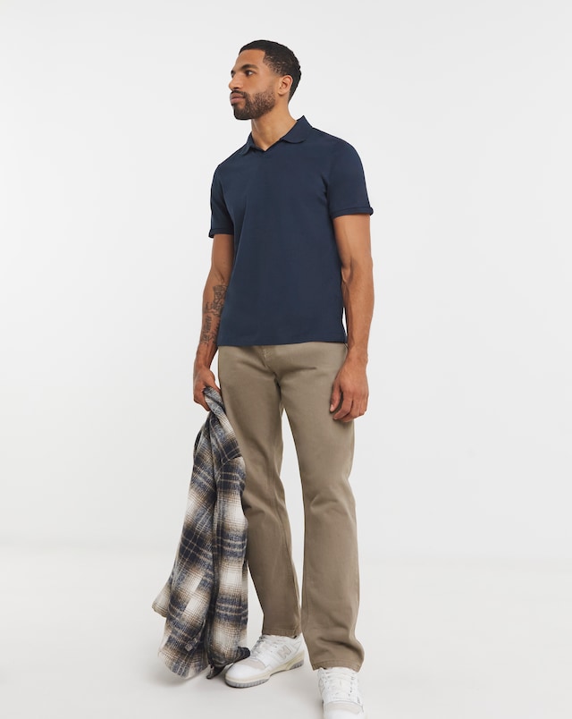 Pure Cotton  Trophy Neck Polo