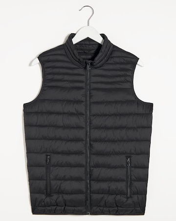 Black Lightweight WR Padded Gilet