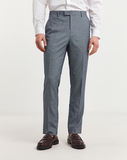 Lewis Blue Puppytooth Suit Trouser