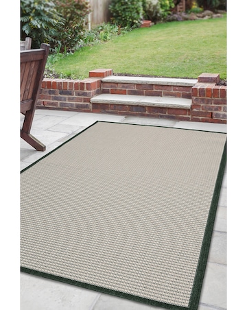 Indoor and Outdoor Border Rug