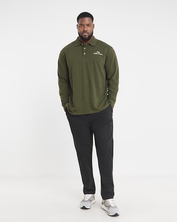 Polo Ralph Lauren Long Sleeve Script Logo Polo - Alpine