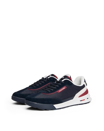 Tommy Hilfiger Mix Retro Runner Trainer - Navy