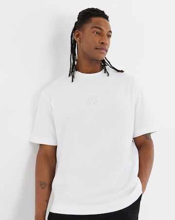 BOSS Short Sleeve BB Logo T-Shirt - White