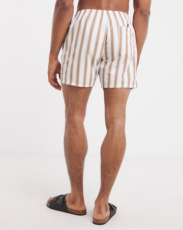 BOSS Piranha Stripe Swim Short