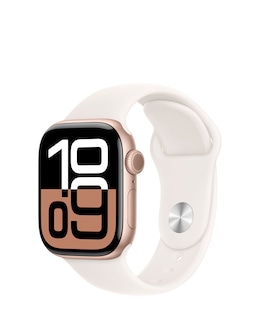 Apple Watch Series 10 GPS/Cellular 46mm Rose Gold Aluminium Case, Sport Band S/M