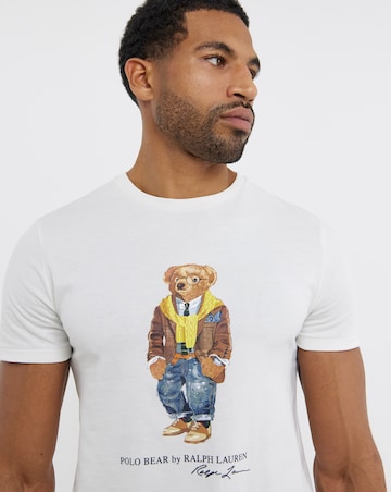 Polo Ralph Lauren Short Sleeve Bear T-Shirt - Ecru