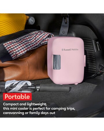 Russell Hobbs RH4CLR1001P Mini Cooler 4L - Pink