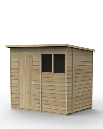 4LIFE Pent Shed 7x5 - Single Door - 2 Windows (Home Delivery)
