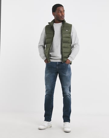 Tommy Jeans Light Down Gilet - Green