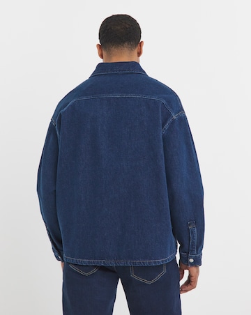 Calvin Klein Jeans Relaxed Fit Jacket - Dark Denim