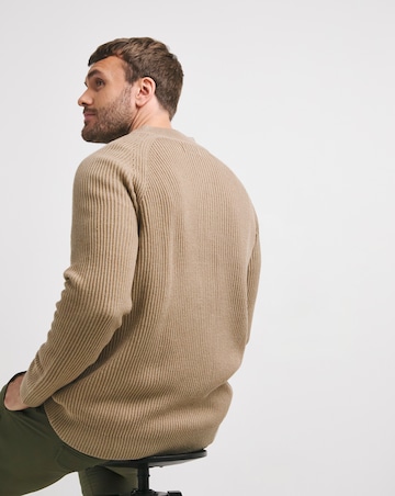 Jack & Jones Pannel Knit Half Zip Jumper