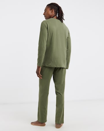 2 Pack Long Sleeve Open Hem PJs